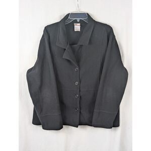 Vintage Y2K Disney Tinkerbell Fleece Jacket Black Women's Size 2XL/XXL